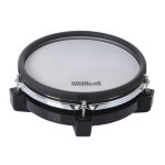 witte mesh head geinstalleerd op een trommel met zwart 682Drums logo