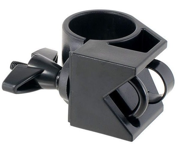 Zwarte kunststof clamp for t-Rigg