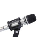 Drum microphone DCT-4 silver in a shock mount